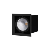 Светильник светодиодный карданный 1x30W 3000K | 2400Lm Чёрный | FL-LED Grille-111-1 | - FOTON LIGHTING