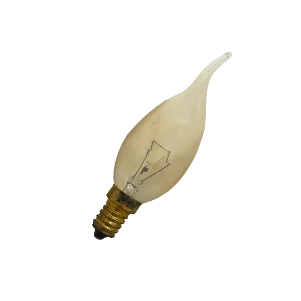 Лампа накаливания декоративная 40W/3000K E14 | Золотая | DECOR С35 FLAME GL | - FOTON LIGHTING