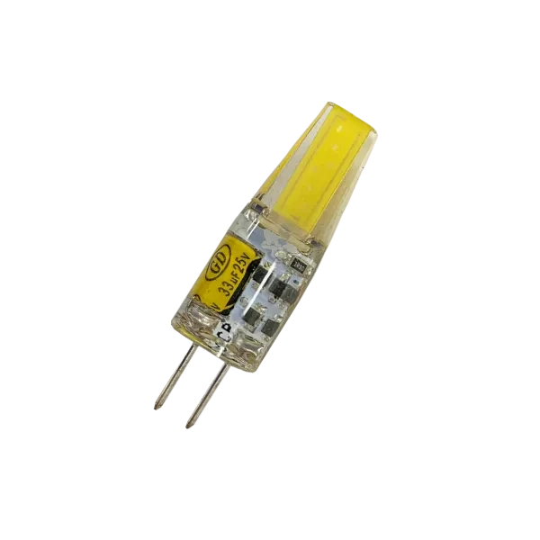 Лампа светодиодная 3W/2700К 12V G4 210Lm 10*32mm | FL-LED G4-COB | - FOTON LIGHTING