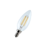 Лампа светодиодная филаментная Свеча диммируемая 6W/3000К (=60W) E14 220-240V | FL-LED Filament C35 | - FOTON LIGHTING