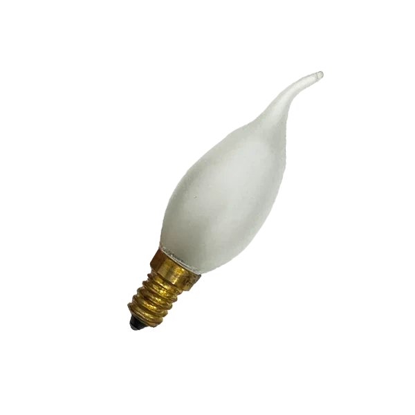 Лампа накаливания декоративная 60W/3000K E14 | Матовая | DECOR С35 FLAME FR | - FOTON LIGHTING