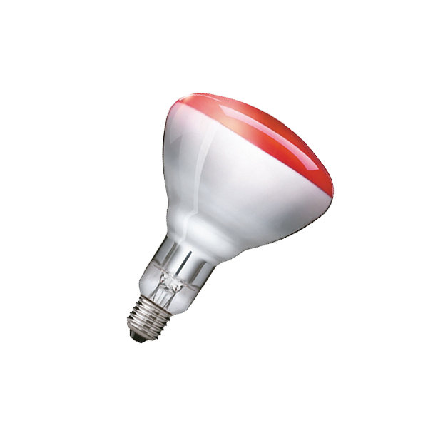 Лампа инфракрасная FL-IR R125 150W RED E27 230V | красное стекло | - FOTON LIGHTING