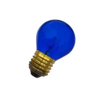 Лампа накаливания декоративная 10W/СИНИЙ E27 | DECOR P45 CL | - FOTON LIGHTING