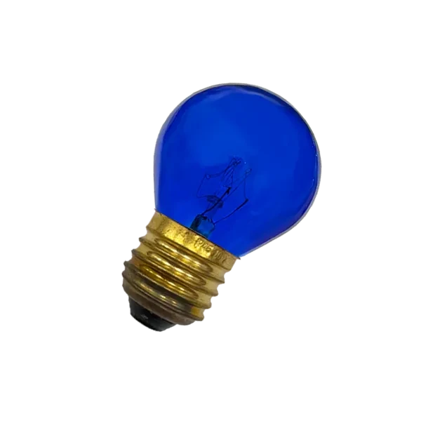 Лампа накаливания декоративная 10W/СИНИЙ E27 | DECOR P45 CL | - FOTON LIGHTING