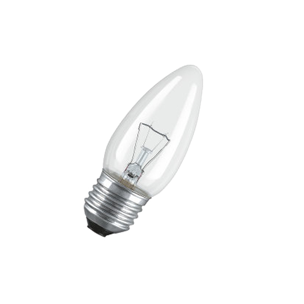 Лампа накаливания свеча прозрачная STANDART B35 CL 40W E27 230V d35x97 - PHILIPS