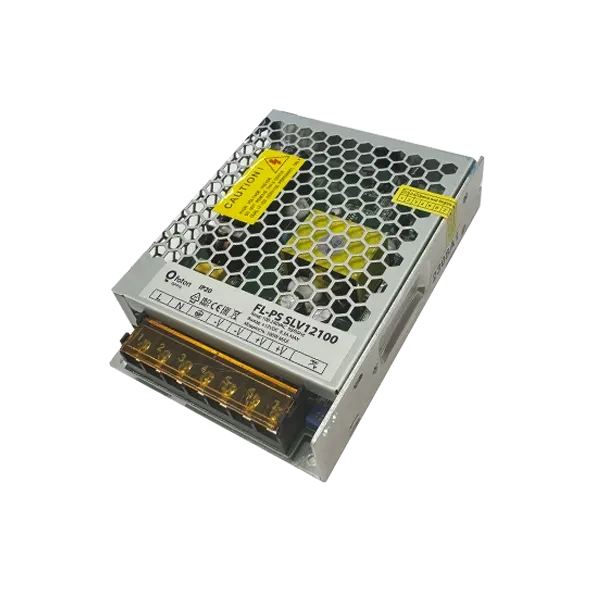 Драйвер для светодиодов 12V/100W IP20 МЕТАЛЛ | FL-PS SLV12100 | - FOTON LIGHTING